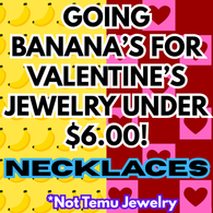 Bananas for Heart Jewelry NECKLACES