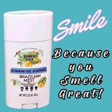Power Stick - BRAZILIAN MIST Aluminum Free Solid Deodorant - VIRAL ITEM!