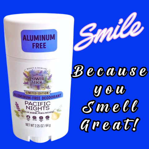 Power Stick - PACIFIC NIGHTS Aluminum Free Solid Deodorant *Limited Edition - VIRAL ITEM!
