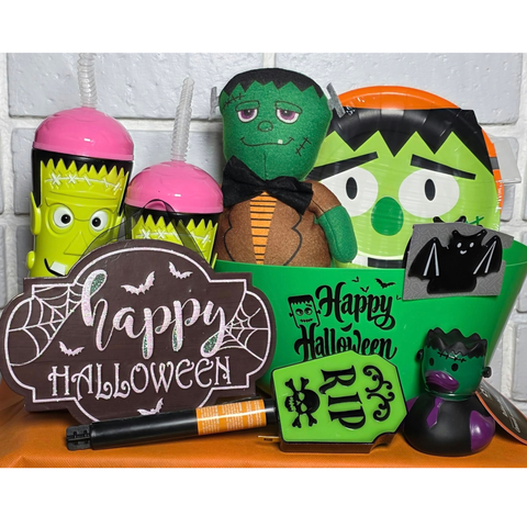 #1 Happy Halloween Set -  " FRANKENSTEIN'S MONSTER WHO? "
