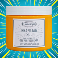 Brazilian Sol -  Pistachio and Caramel Scented Gel Air Freshener - VIRAL ITEM!