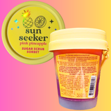 Beautiful Glow by JUSTICE Sun Seeker PINK PINEAPPLE Sugar Scrub Sorbet 11.3oz