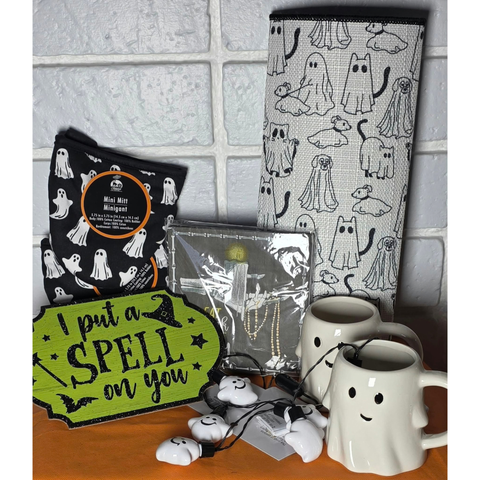 #7 Happy Halloween Set -  " TWO GHOSTS WALK INTO A BAR  "