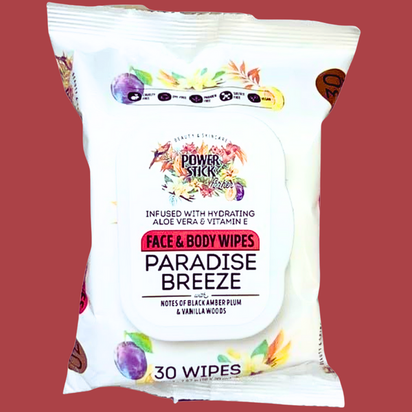 Power Stick PARADISE BREEZE Face and Body Wipes
