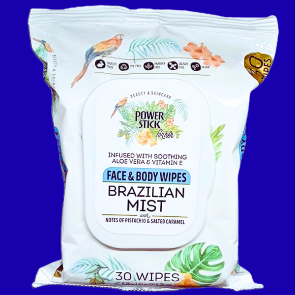 Power Stick BRAZILIAN MIST Face and Body Wipes