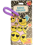 SMILE PRODUCTS: Smiley Face Badge Holder and/or Luggage Tag