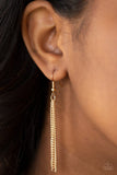 "The Keynoter" Gold Metal Mismatched Double Key Necklace Set