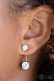 "Starlet Squad" Gold Metal & Clear/White Rhinestone Ear Jacket Earrings