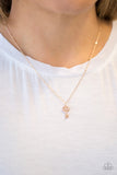 " Very Low Key " Rose Gold Metal Dainty Key Necklace Set