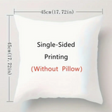 18X18 Sets of 2 Valentine's Day Throw Pillow Covers (*No Inserts) Satin Feel Set Heart 22A or 22B