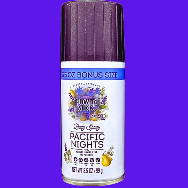 Power Stick PACIFIC NIGHTS Body Spray (Aerosol can)