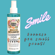 Power Stick - CLEARWATER COVE Hair and Body Mist (clear bottle) *Limited Edition - VIRAL ITEM!