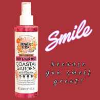 Power Stick - COASTAL GARDEN Hair and Body Mist (clear bottle) *Limited Edition - VIRAL ITEM!