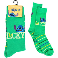 STITCH "LUCKY" Disney St. Patrick's Day Themed Socks for our YouTube Show