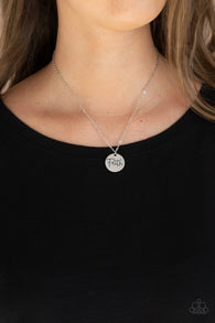 "Choose Faith" Silver Metal With "FAITH" Inspirational Necklace Set