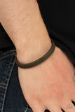 "Quit Meshing Around" Men's Brass Metal Mesh Unisex Cuff Bracelet