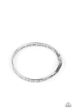 "Perfect Present" Silver Metal "JAMES 3:17 " Inspirational Bangle Bracelet