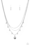 "Ode To Mom" Silver Metal Necklace Set