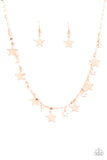 "Starry Shindig" Copper Metal Multi Star Necklace Set