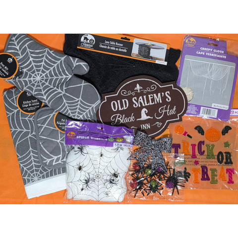 #12 Happy Halloween Set -  " SPIDERS SEEN AT THE SALMON WITCH TRIALS  "