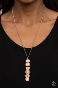 "Totem Treasure" Gold Metal Triple Necklace Set