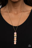 "Totem Treasure" Gold Metal Triple Necklace Set