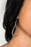 "Catwalk Queen" Invisible Cord Copper & Gunmetal Seed Bead Necklace Set