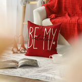 18X18 Sets of 2 Valentine's Day Throw Pillow Covers (*No Inserts) Canvas Feel Set Heart 16A or 16B