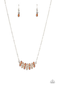 Lustrous Laurels - Brown Necklace Set