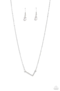 INITIALLY Yours - L - White Necklace Set