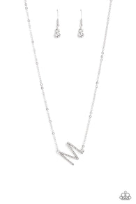 INITIALLY Yours - M - White Necklace Set