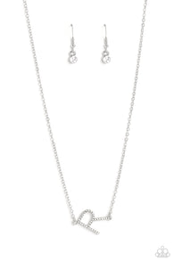 INITIALLY Yours - R - White Necklace Set