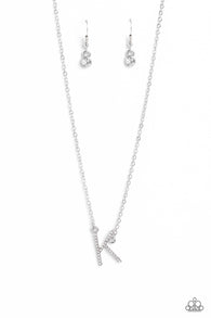 INITIALLY Yours - K - White Necklace Set