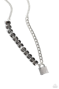 LOCK and Roll - Silver Necklace Set