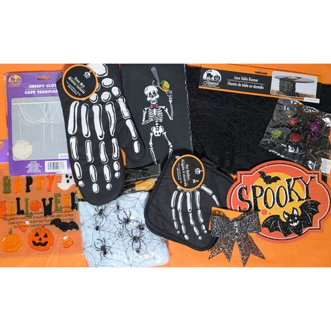 #11 Happy Halloween Set -  " TIME TO DECORATE THE KITCHEN AREA  "