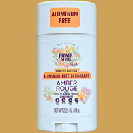 Power Stick AMBER ROUGE Aluminum Free Solid Deodorant