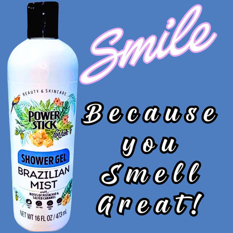 Power Stick - BRAZILIAN MIST Scented Shower Gel - VIRAL ITEM!