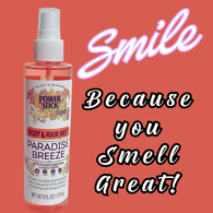 Power Stick - PARADISE BREEZE Hair and Body Mist (clear bottle) - VIRAL ITEM!