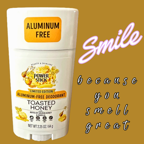 Power Stick TOASTED HONEY Aluminum Free Solid Deodorant *Limited Edition - VIRAL ITEM!