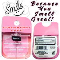 B.Pure - STRAWBERRY CAKE Scented Moisturizing Hand Sanitizer Spray - Limited Edition VIRAL ITEM!