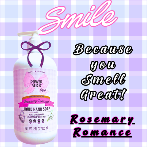 Power Stick - ROSEMARY ROMANCE Liquid Hand Soap Pump - VIRAL ITEM!