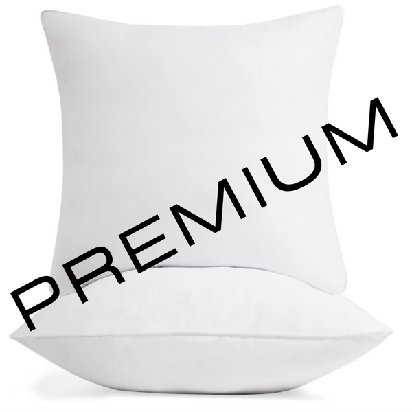 PREMIUM ---- 18X18 --- Standard Throw Pillow Inserts ---- Set of 2 (Shipped Separately)