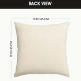 "Mr. & Mrs." Throw Pillow Covers (*No Inserts) in a Linen Blend (Canvas) 18X18 Set of 2