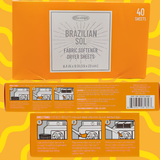 Brazilian Sol - Pistachio and Caramel Scented Fabric Softener Dryer Sheets - VIRAL ITEM!