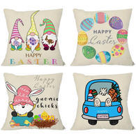 18X18 2 EASTER SEASON Throw Pillow Covers (*No Inserts) Canvas Feel "BUNNY SETS 7A or 7B"