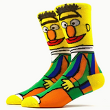 Officially Licensed SESAME STREET Crew Length Unisex Pair of Socks - 6 Styles to choose from!