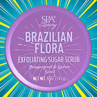 Brazilian Flora -  Dragon Fruit & Lychee Scented Exfoliating Sugar Scrub - VIRAL ITEM!
