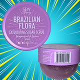 Brazilian Flora -  Dragon Fruit & Lychee Scented Exfoliating Sugar Scrub - VIRAL ITEM!