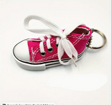 FUN & SPORTY MINITURE HIGH TOP CONVERSE LIKE MINI SNEAKER KEYCHAINS