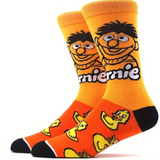 Officially Licensed SESAME STREET Crew Length Unisex Pair of Socks - 6 Styles to choose from!